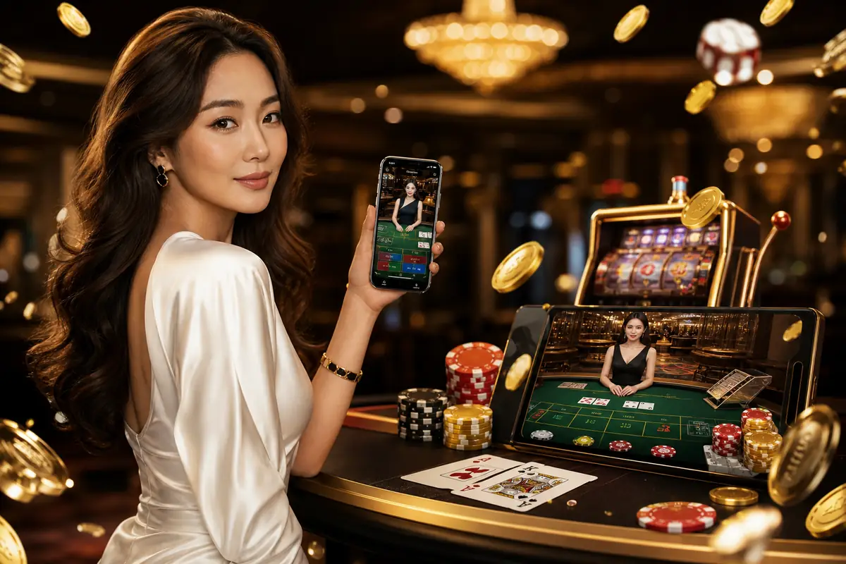 luky88 Casino dealer profesional baccarat live